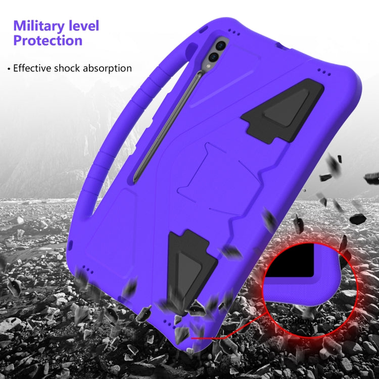 For Samsung Galaxy Tab S9 Ultra EVA Shockproof Tablet Case with Holder(Purple) - free shipping - PMC Jewellery - Order now!