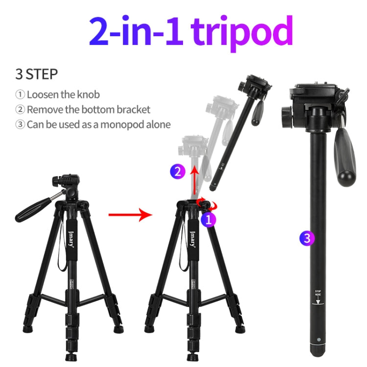 JMARY KP2254 Three colors are available Cell Phone SLR Outdoor Photography Tripod Stand(Blue) - free shipping - PMC TechLife - Order now!