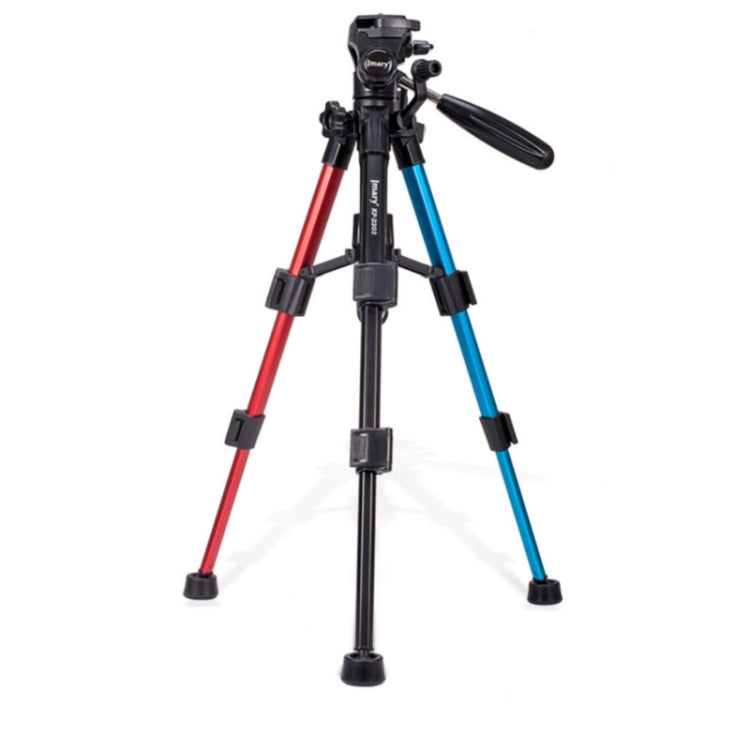 JMARY KP-2203 Portable Aluminum Alloy Telescopic SLR Camera Phone Photography Tripod(Blue) - Tripods by Jmary | Online Shopping South Africa | PMC TechLife | Buy Now Pay Later Mobicred