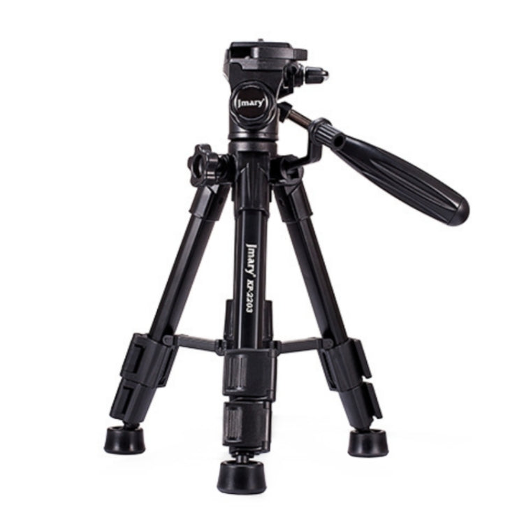 JMARY KP-2203 Portable Aluminum Alloy Telescopic SLR Camera Phone Photography Tripod(Black) - Tripods by Jmary | Online Shopping South Africa | PMC TechLife | Buy Now Pay Later Mobicred