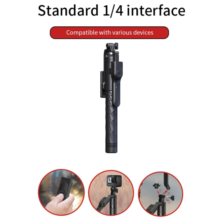 JMARY KT239 Rotation Design Camera Mount Holder 1.75m Telescopic Phone Selfie Stick Tripod - Tripods by Jmary | Online Shopping South Africa | PMC TechLife | Buy Now Pay Later Mobicred