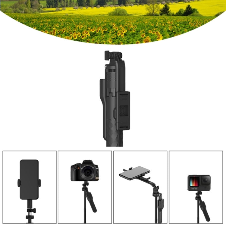 JMARY KT239 Rotation Design Camera Mount Holder 1.75m Telescopic Phone Selfie Stick Tripod - Tripods by Jmary | Online Shopping South Africa | PMC TechLife | Buy Now Pay Later Mobicred