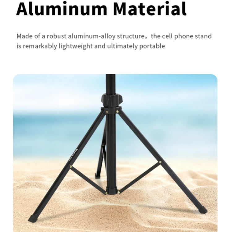 JMARY MT38 Travel Tripod Phone Holder 1.68m Telescopic Vlogging Camera Mount Tripod Stand - Tripods by Jmary | Online Shopping South Africa | PMC TechLife | Buy Now Pay Later Mobicred