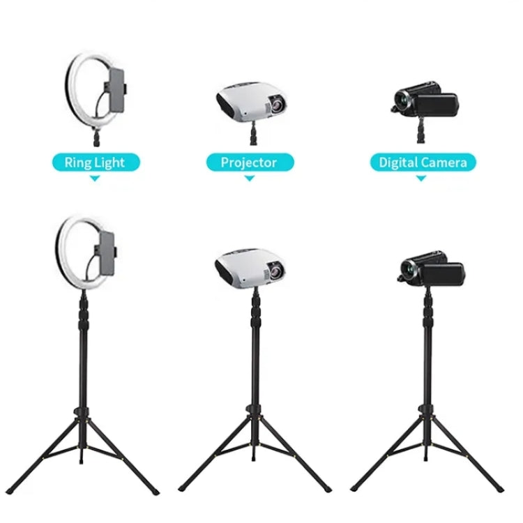 JMARY MT45 Cell Phone Clip Camera Mount Holder Telescopic Selfie Stick Outdoor Tripod Stand - Tripods by PMC TechLife | Online Shopping South Africa | PMC TechLife | Buy Now Pay Later Mobicred