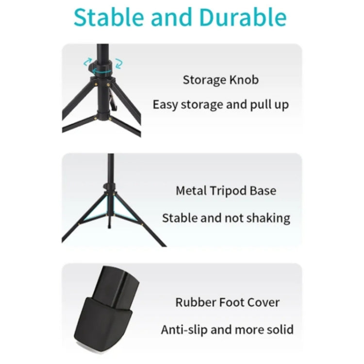 JMARY MT45 Cell Phone Clip Camera Mount Holder Telescopic Selfie Stick Outdoor Tripod Stand - Tripods by PMC TechLife | Online Shopping South Africa | PMC TechLife | Buy Now Pay Later Mobicred