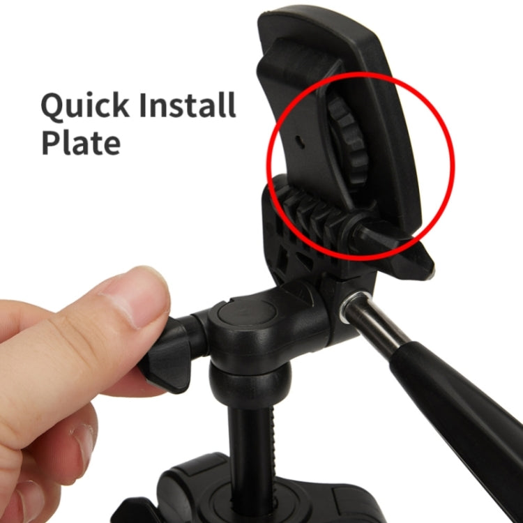 JMARY KP2205 Travel Tripod Mobile Phone Holder Telescopic Camera Mount Tripod Stand - Tripods by Jmary | Online Shopping South Africa | PMC TechLife | Buy Now Pay Later Mobicred