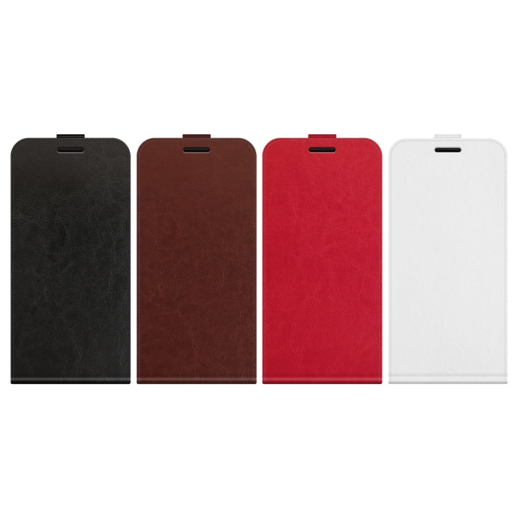 For Realme C67 4G R64 Texture Single Vertical Flip Leather Phone Case(Black) - C67 Cases by PMC TechLife | Online Shopping South Africa | PMC TechLife | Buy Now Pay Later Mobicred