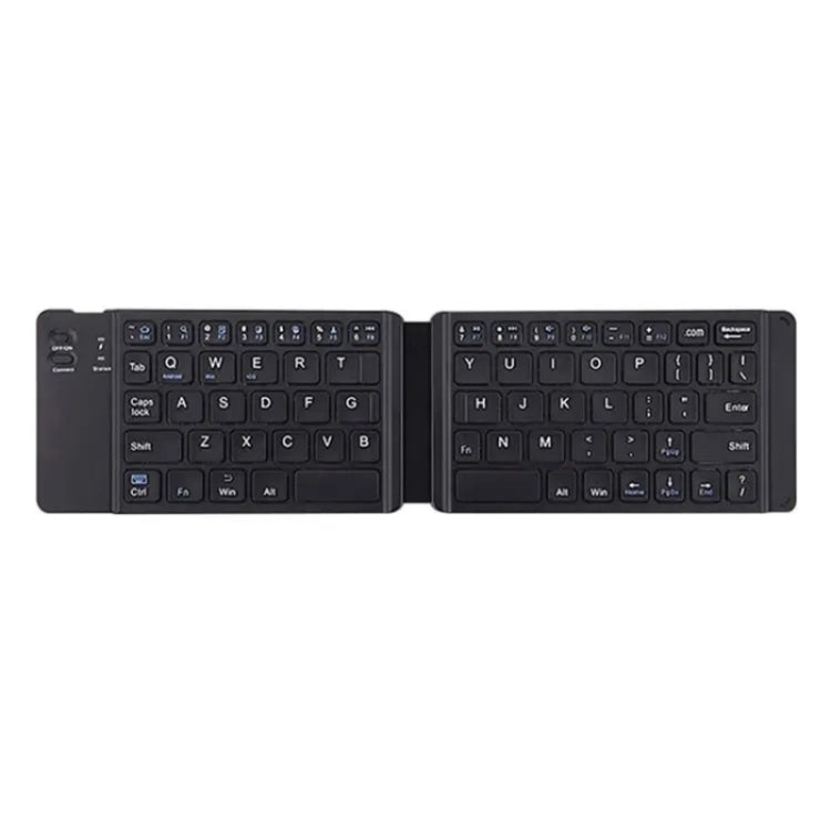 BT18 Bluetooth Keyboard Magnetic Folding Wireless Keyboard For Cell Phones Tablets Computers(Black) - Wireless Keyboard by PMC Jewellery | Online Shopping South Africa | PMC Jewellery | Buy Now Pay Later Mobicred