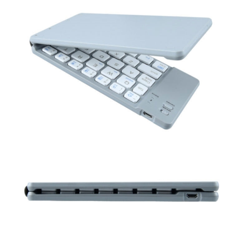BT18 Bluetooth Keyboard Magnetic Folding Wireless Keyboard For Cell Phones Tablets Computers(Black) - Wireless Keyboard by PMC Jewellery | Online Shopping South Africa | PMC Jewellery | Buy Now Pay Later Mobicred