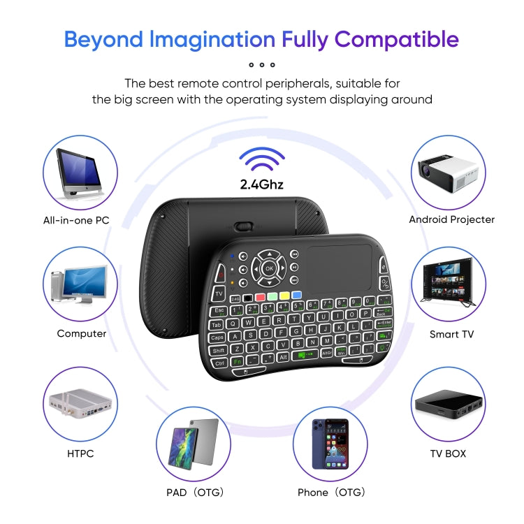 M9 Mini Wireless Keyboard Remote Control Mouse Keyboard Combo Support Touchpad Voice - Mini Keyboard by PMC Jewellery | Online Shopping South Africa | PMC Jewellery | Buy Now Pay Later Mobicred
