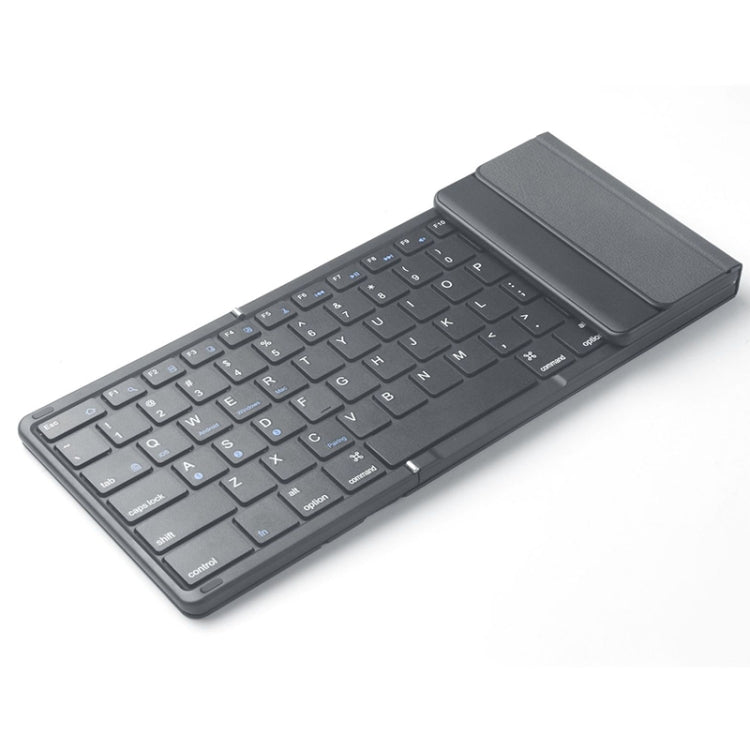 B099 Tablets Laptops 3-Mode Wireless Bluetooth Keyboard Rechargeable Folding Silent Keyboard - Wireless Keyboard by PMC Jewellery | Online Shopping South Africa | PMC Jewellery | Buy Now Pay Later Mobicred