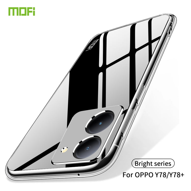 For vivo Y78 / Y78+/ V29 Lite Global MOFI Ming Series Ultra-thin TPU Phone Case(Transparent) - vivo Cases by MOFI | Online Shopping South Africa | PMC TechLife