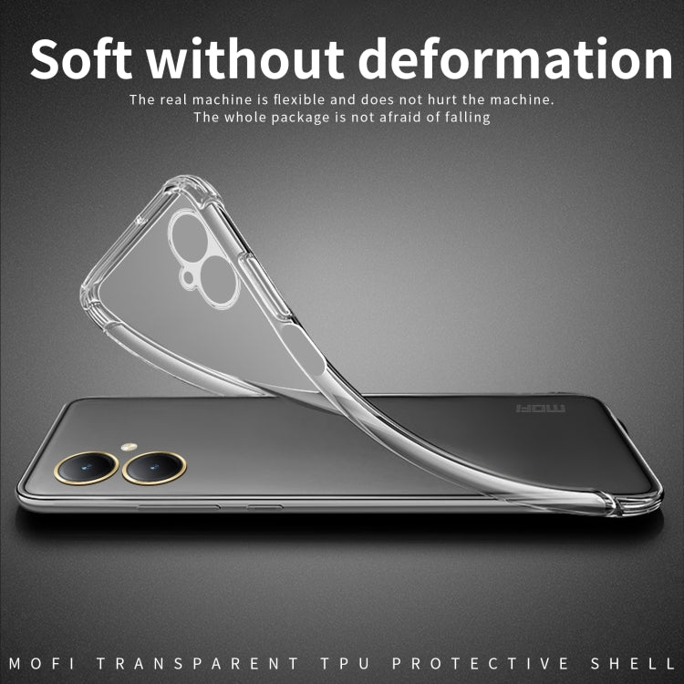 For vivo Y35+/Y35M+ MOFI Ming Series Ultra-thin TPU Phone Case(Transparent) - vivo Cases by MOFI | Online Shopping South Africa | PMC TechLife