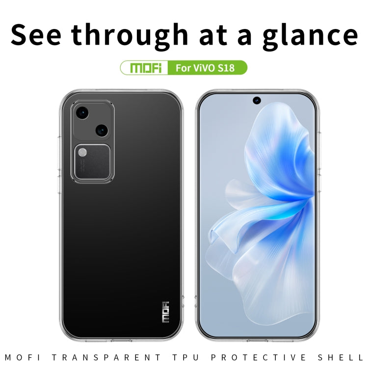 For vivo  S18 MOFI Ming Series Ultra-thin TPU Phone Case(Transparent) - vivo Cases by MOFI | Online Shopping South Africa | PMC TechLife