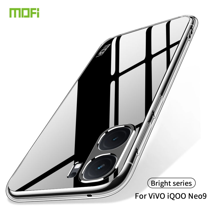 For vivo iQOO Neo9 /9 Pro MOFI Ming Series Ultra-thin TPU Phone Case(Transparent) - iQOO Neo9 Cases by MOFI | Online Shopping South Africa | PMC TechLife