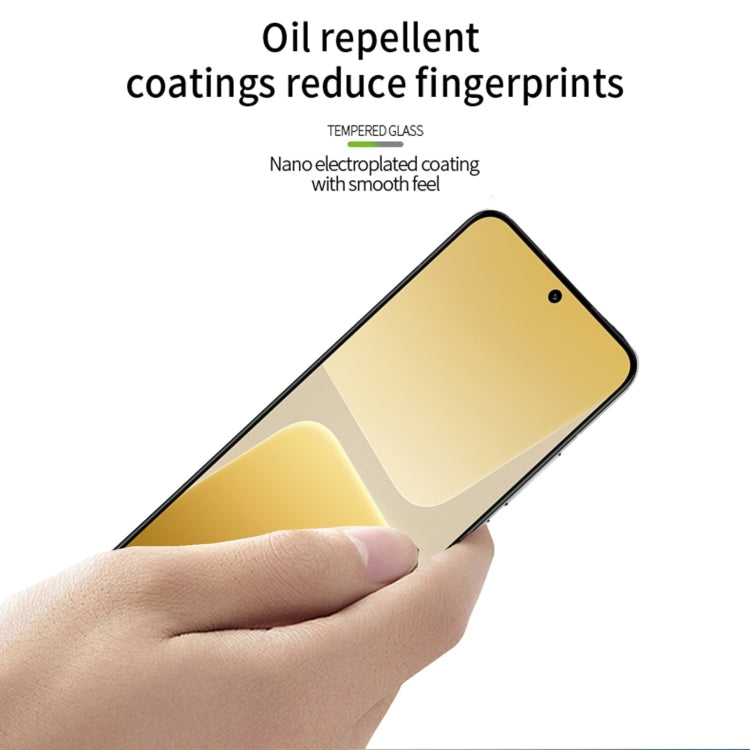 For Xiaomi 14 MOFI 9H 2.5D Full Screen Tempered Glass Film(Black) -  by MOFI | Online Shopping South Africa | PMC TechLife