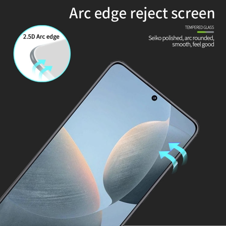 For Xiaomi Redmi K70E PINWUYO 9H 2.5D Full Screen Tempered Glass Film(Black) - free shipping - PMC TechLife - Order now!