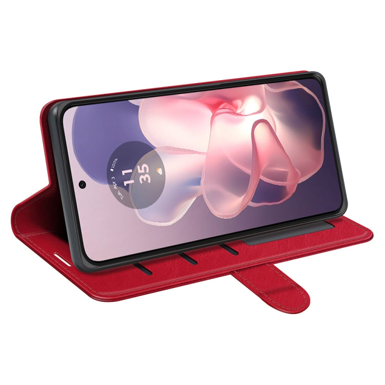 For Motorola Moto G Power 5G 2024 R64 Texture Horizontal Flip Leather Phone Case(Red) - Motorola Cases by PMC Jewellery | Online Shopping South Africa | PMC Jewellery | Buy Now Pay Later Mobicred