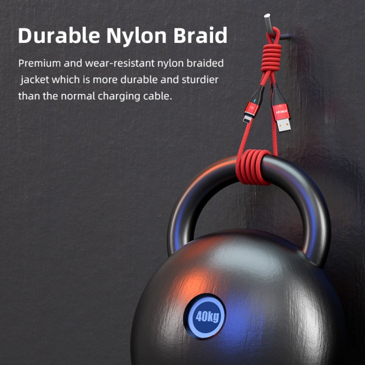 ENKAY 6-in-1 PD100W USB-A / Type-C to Type-C / 8 Pin / Micro USB Magnetic Fast Charging Cable, Cable Length:1m(Black) - free shipping - PMC Jewellery - Order now!