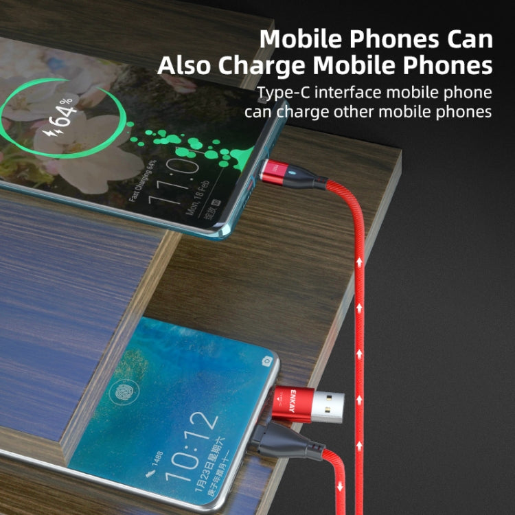 ENKAY 6-in-1 PD100W USB-A / Type-C to Type-C / 8 Pin / Micro USB Magnetic Fast Charging Cable, Cable Length:1m(Red) - free shipping - PMC Jewellery - Order now!