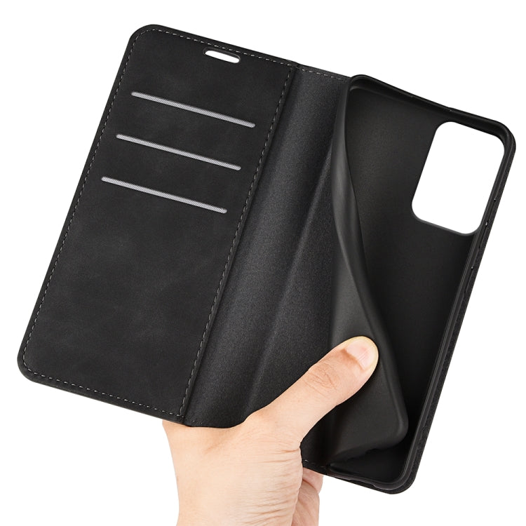 For Motorola Moto G Power 5G 2024 Retro-skin Magnetic Suction Leather Phone Case(Black) - Motorola Cases by PMC Jewellery | Online Shopping South Africa | PMC Jewellery | Buy Now Pay Later Mobicred