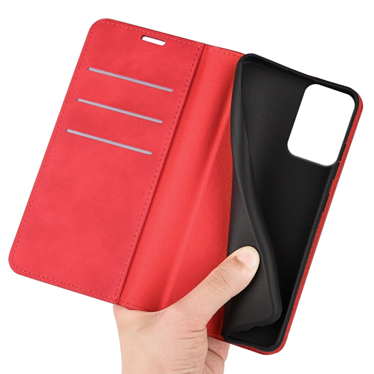 For Motorola Moto G Power 5G 2024 Retro-skin Magnetic Suction Leather Phone Case(Red) - free shipping - PMC Jewellery - Order now!