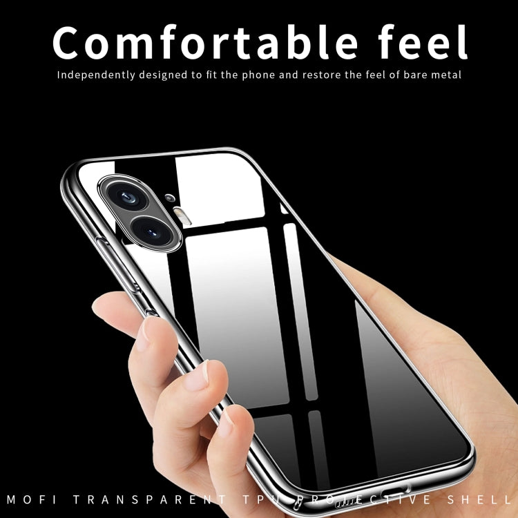 For Nothing Phone 2 MOFI Ming Series Ultra-thin TPU Phone Case(Transparent) - More Brand by MOFI | Online Shopping South Africa | PMC TechLife | Buy Now Pay Later Mobicred