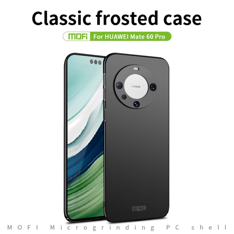 For Huawei Mate 60 Pro MOFI Micro-Frosted PC Ultra-thin Hard Phone Case(Red) - Huawei Cases by MOFI | Online Shopping South Africa | PMC TechLife | Buy Now Pay Later Mobicred
