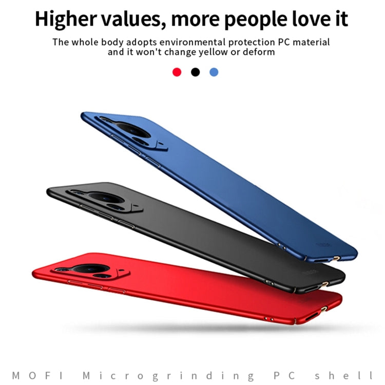 For Huawei Pura 70 Ultra / P70 Art MOFI Micro-Frosted PC Ultra-thin Hard Phone Case(Blue) - free shipping - PMC Jewellery - Order now!
