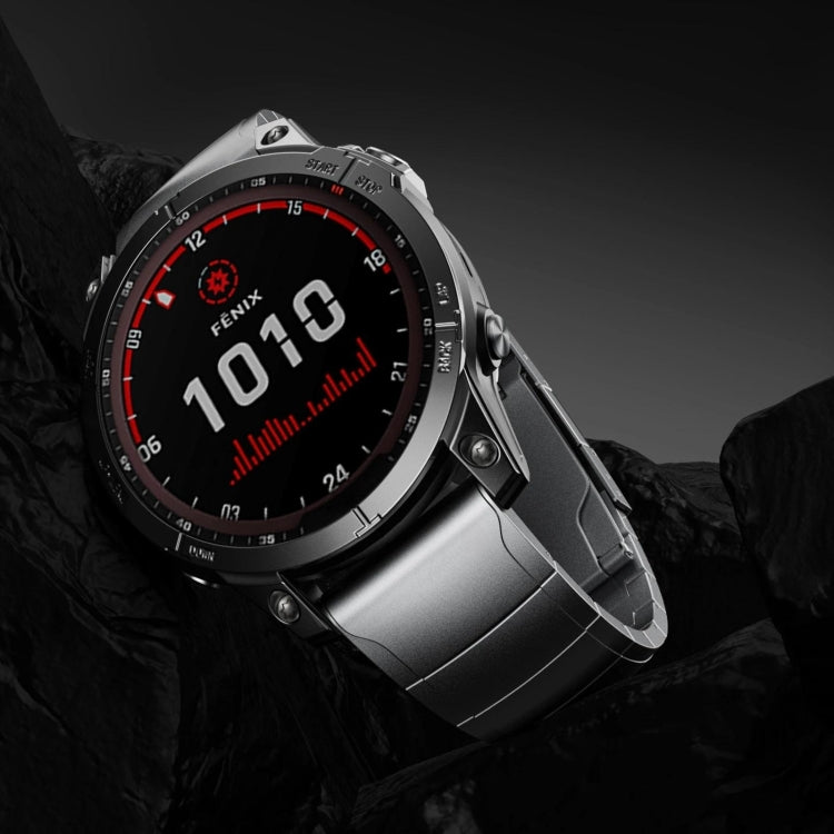 For Garmin Descent MK 2 Titanium Alloy Quick Release 26mm Watch Band(Sliver) - free shipping - PMC TechLife - Order now!