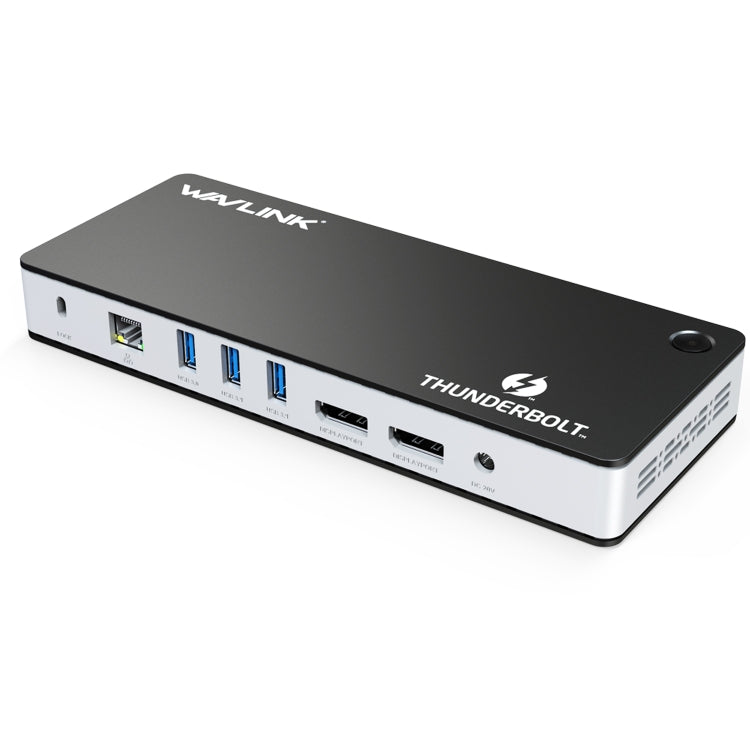 Wavlink UTD21H 60W Host Charging Thunderbolt 3 Docking Station 4K Dual Display 11 in 1 Ports, Plug:EU Plug - free shipping - PMc TechLife - Order now!