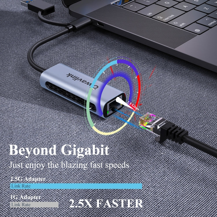 Wavlink NWU330GCA Gigabit Ethernet Adapter Type-C to 2.5 Network Card RJ45 LAN USB3.0 Converter - free shipping - PMC Jewellery - Order now!