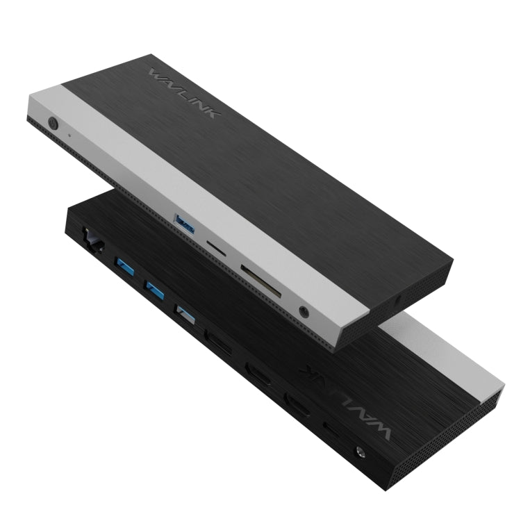 Wavlink UMD05 Display Port HDMI Port RJ45 Ethernet Triple Display MST Laptop Docking Station, Plug:UK Plug - free shipping - PMC Jewellery - Order now!