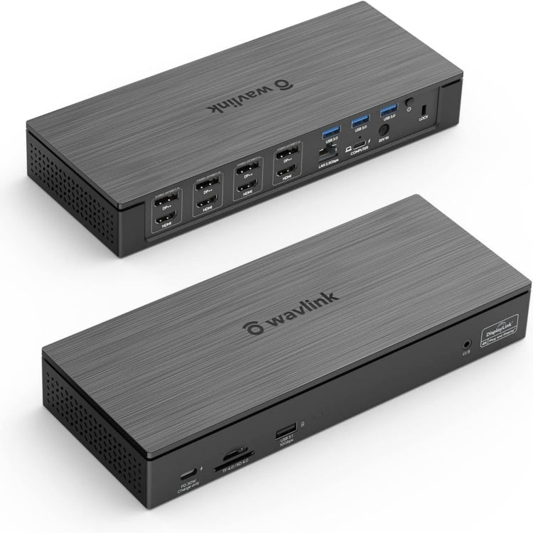 Wavlink UG69PD8 100W PD 18 in 1 Type-C Dock Compatible Type-C Universal Docking Station, Plug:EU Plug - free shipping - PMc TechLife - Order now!