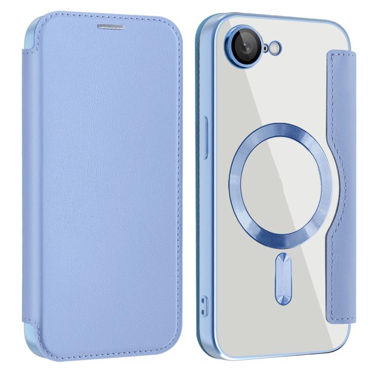 For iPhone 16e Shield MagSafe RFID Anti-theft Leather Phone Case(Blue) - free shipping - PMC TechLife - Order now!