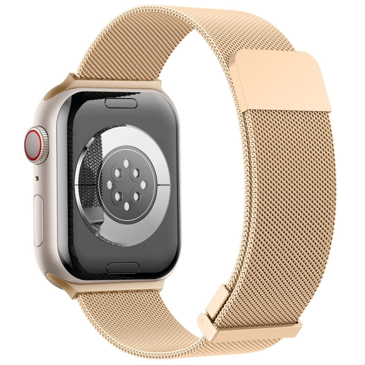 For Apple Watch Ultra 49mm Milan Double Magnetic Steel Mesh Watch Band(Rose Gold) - free shipping - PMC TechLife - Order now!