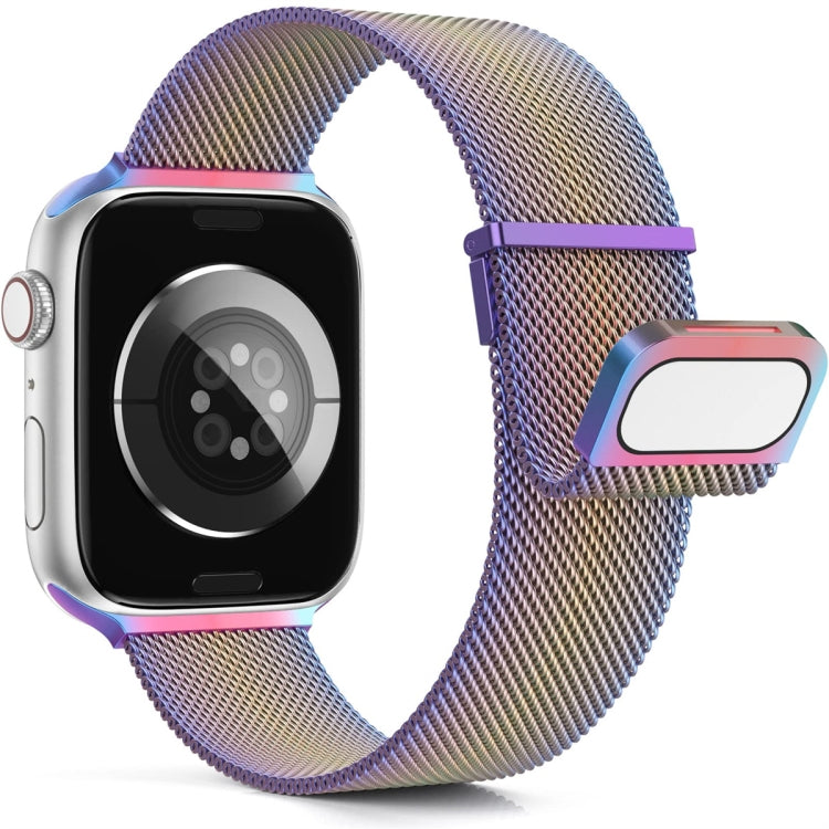 For Apple Watch 8 45mm Milan Double Magnetic Steel Mesh Watch Band(Color) - free shipping - PMC TechLife - Order now!