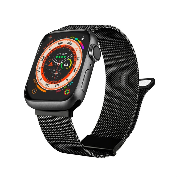 For Apple Watch 5 40mm Milan Double Magnetic Steel Mesh Watch Band(Black) - free shipping - PMC TechLife - Order now!