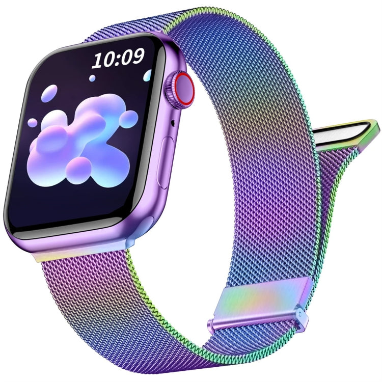 For Apple Watch 4 44mm Milan Double Magnetic Steel Mesh Watch Band(Color) - free shipping - PMC TechLife - Order now!