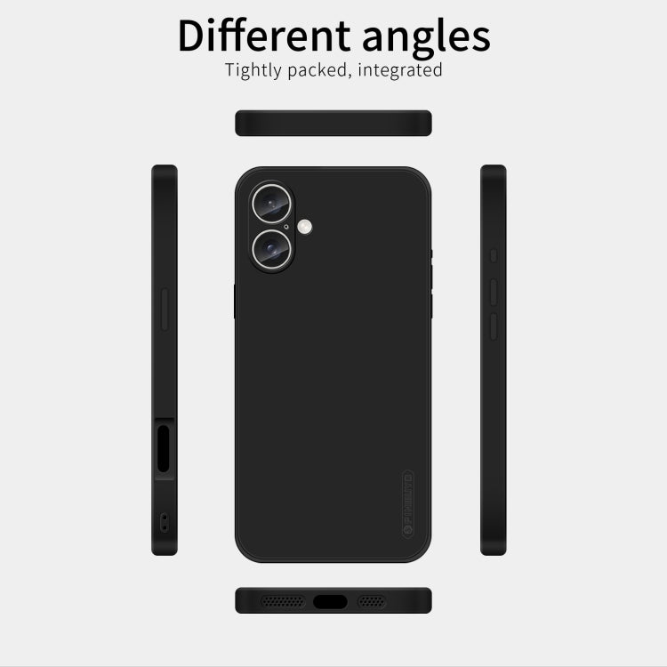 For iPhone 16 Plus PINWUYO Sense Series Liquid Silicone TPU Phone Case(Black) - free shipping - PMC TechLife - Order now!