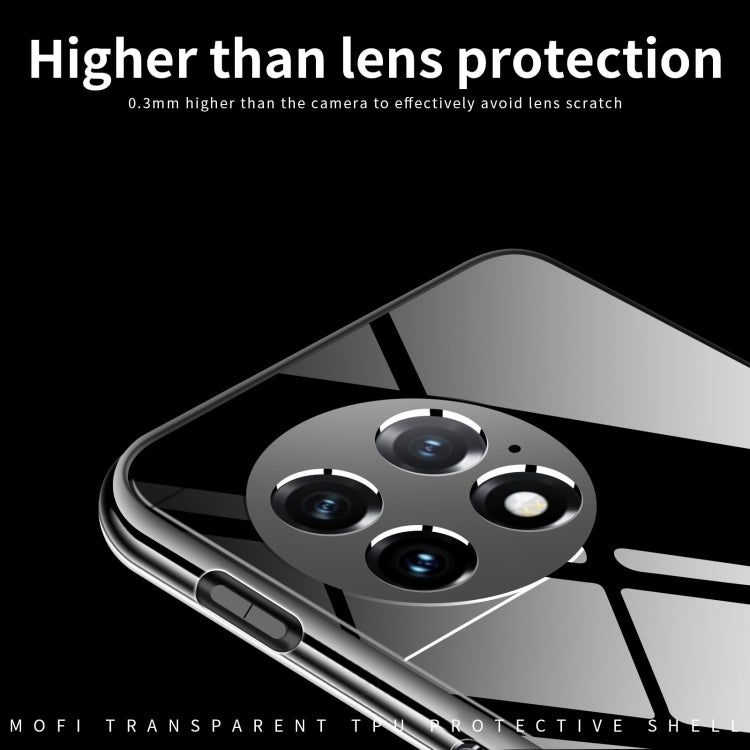 For OnePlus Ace 2 Pro MOFI Ming Series Transparent Ultra-thin TPU Phone Case(Transparent) - OnePlus Cases by MOFI | Online Shopping South Africa | PMC TechLife