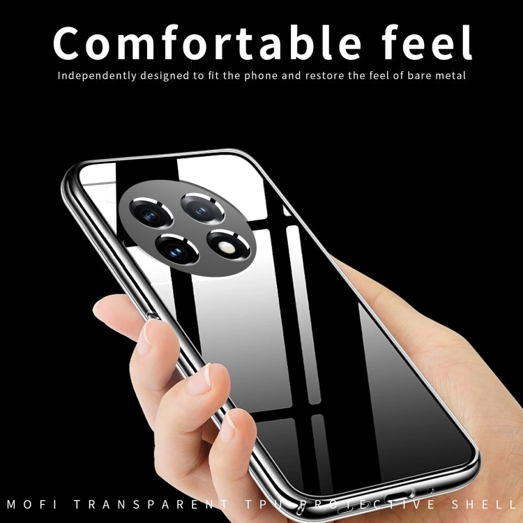 For OnePlus 12 MOFI Ming Series Transparent Ultra-thin TPU Phone Case(Transparent) - OnePlus Cases by MOFI | Online Shopping South Africa | PMC TechLife
