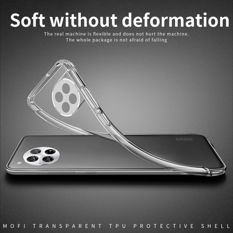 For OnePlus Ace 3 MOFI Ming Series Transparent Ultra-thin TPU Phone Case(Transparent) - OnePlus Cases by MOFI | Online Shopping South Africa | PMC TechLife | Buy Now Pay Later Mobicred