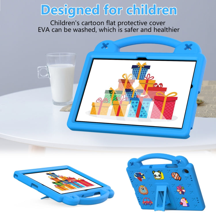 For Samsung Galaxy Tab A9+ X216B Handle Kickstand Children EVA Shockproof Tablet Case(Sky Blue) - Galaxy Tab A9+ by PMC TechLife | Online Shopping South Africa | PMC TechLife
