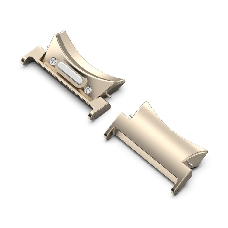 For Samsung Galaxy Watch6 / 6 Classic 20mm 1 Pair Button Style Curved Metal Watch Band Connector(Starlight Color) - free shipping - PMc TechLife - Order now!