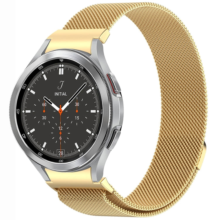 For Samsung Galaxy Watch4 / 4 Classic 46mm Button Style Milan Magnetic Metal Watch Band(Gold) - free shipping - PMC TechLife - Order now!