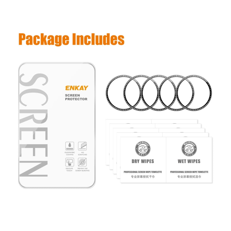 For Huawei Watch GT 4 46mm 5pcs ENKAY 3D Full Coverage Soft PC Edge PMMA HD Screen Film - free shipping - PMC TechLife - Order now!