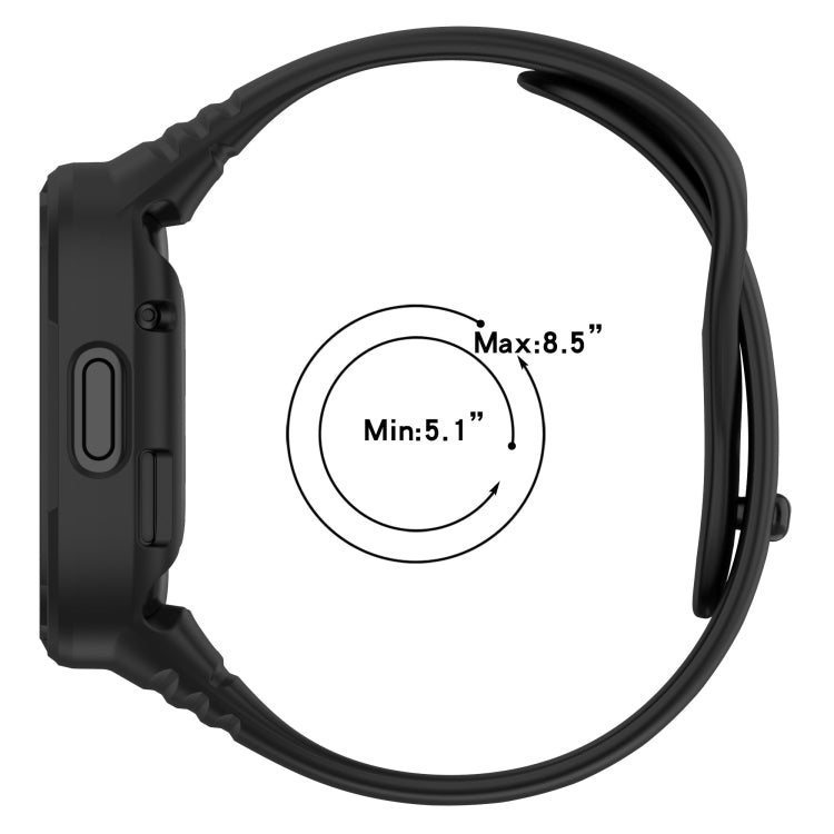 For Redmi Watch 3 Integrated Fully Enclosed Silicone Watch Band(Red) - Watch Bands by PMC TechLife | Online Shopping South Africa | PMC TechLife | Buy Now Pay Later Mobicred