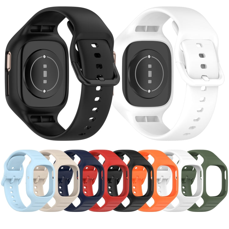 For Honor Watch 4 Integrated Fully Enclosed Silicone Watch Band(Orange) - Watch Bands by PMC TechLife | Online Shopping South Africa | PMC TechLife