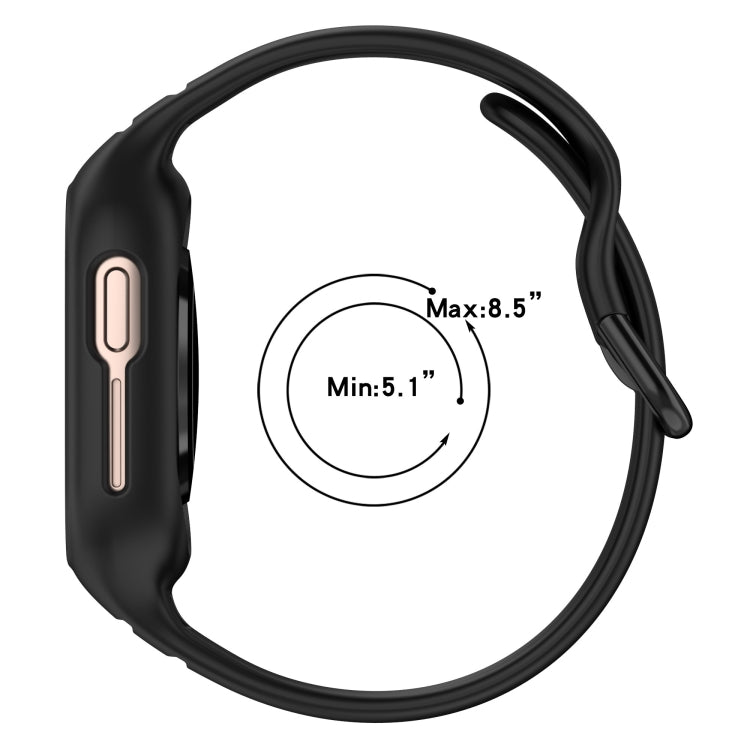 For Honor Watch 4 Integrated Fully Enclosed Silicone Watch Band(White) - Watch Bands by PMC TechLife | Online Shopping South Africa | PMC TechLife